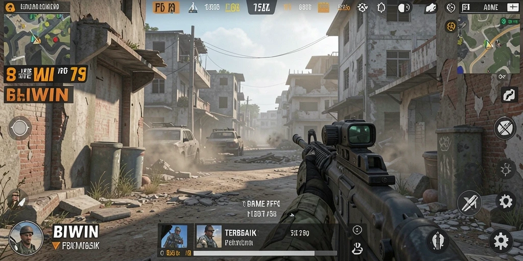 Tampilan aksi mendebarkan dari gameplay <strong>BIWIN</strong> yang penuh strategi dan taktik.