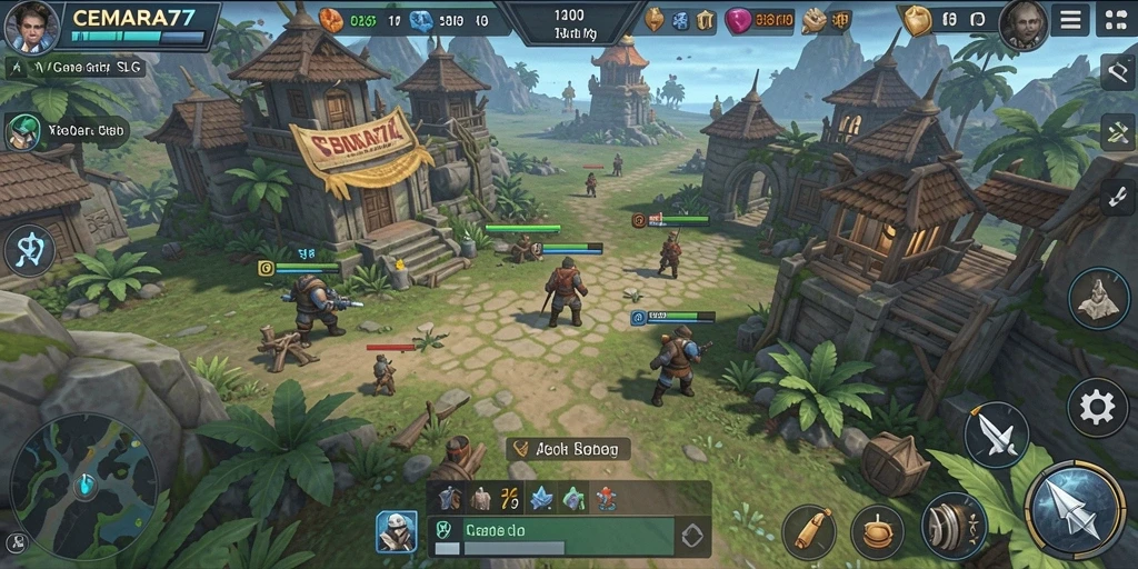 Tampilan gameplay CEMARA77 yang memukau dan strategis.