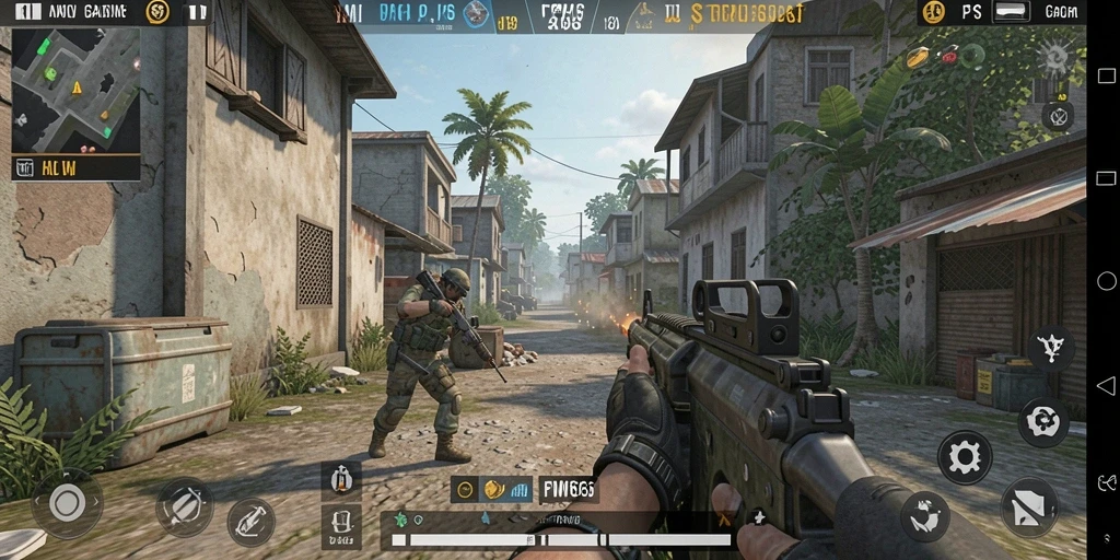 Tampilan gameplay FW66 yang menegangkan dan penuh aksi FPS.