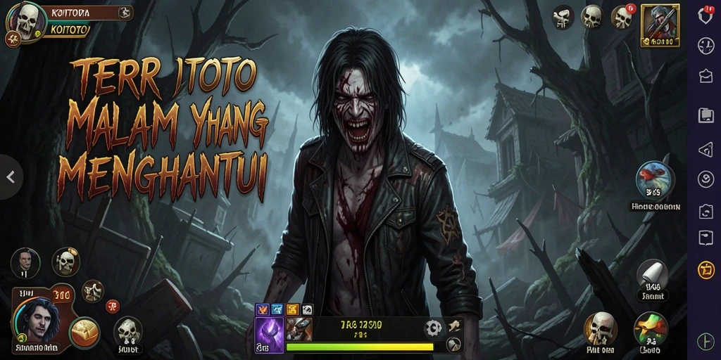 Gameplay KOITOTO dengan suasana horror yang mencekam.
