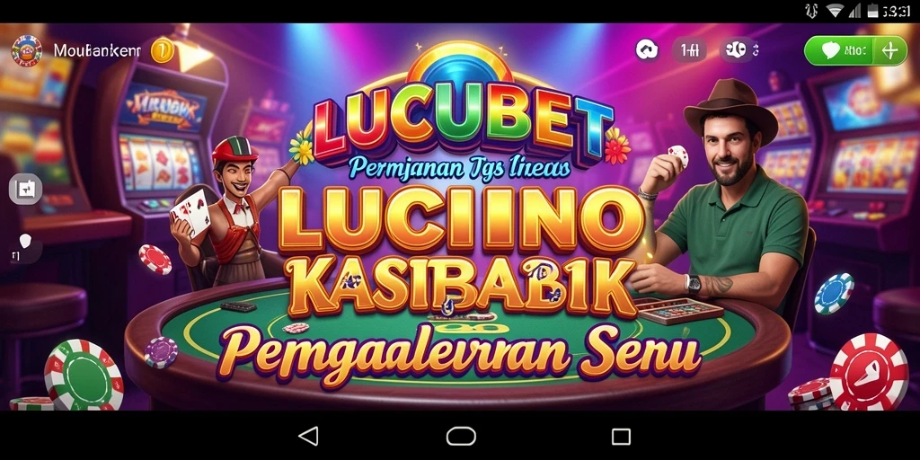 Tampilan menarik dari gameplay Kasino di LUCUBET.