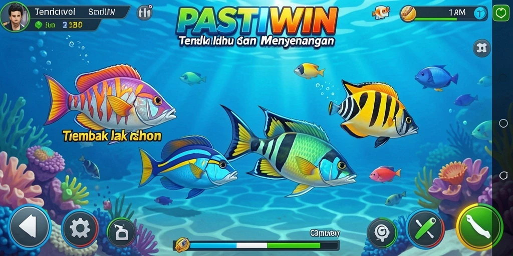 Tampilan gameplay PASTIWIN yang penuh warna dan menarik