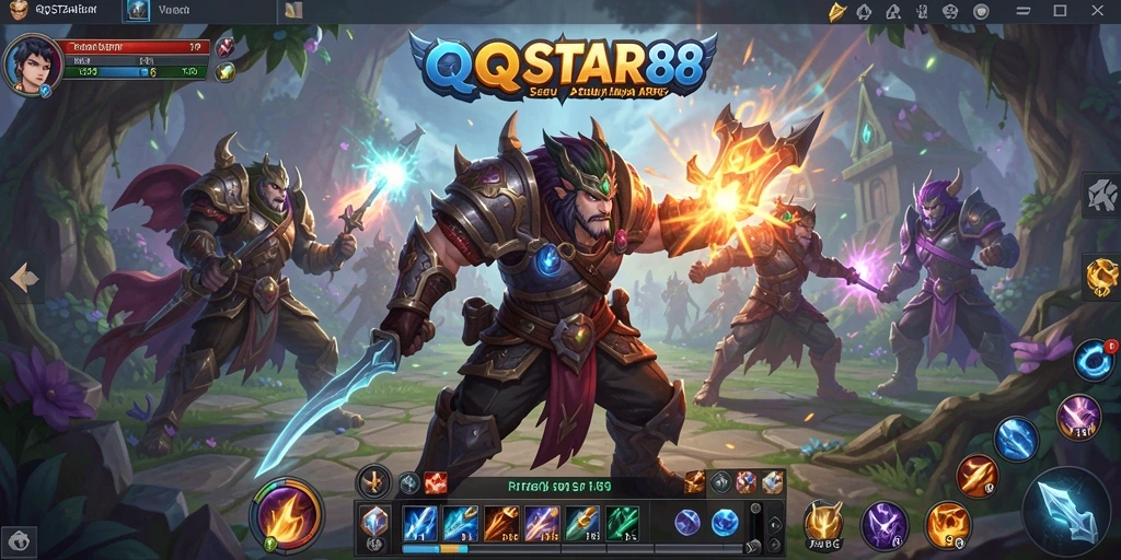 Tampilan gameplay seru dan grafis menarik di QQSTAR88.