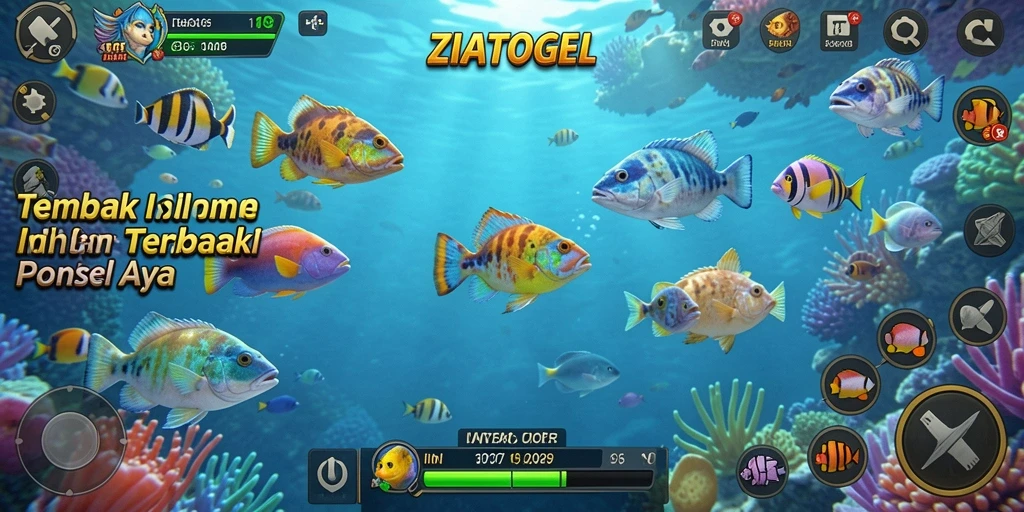 Tampilan gameplay ZIATOGEL yang seru dan menegangkan.